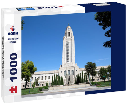 Noah Jigsaw Puzzle Nebraska State Capitol building located in Lincoln, Nebraska 1000 pieces