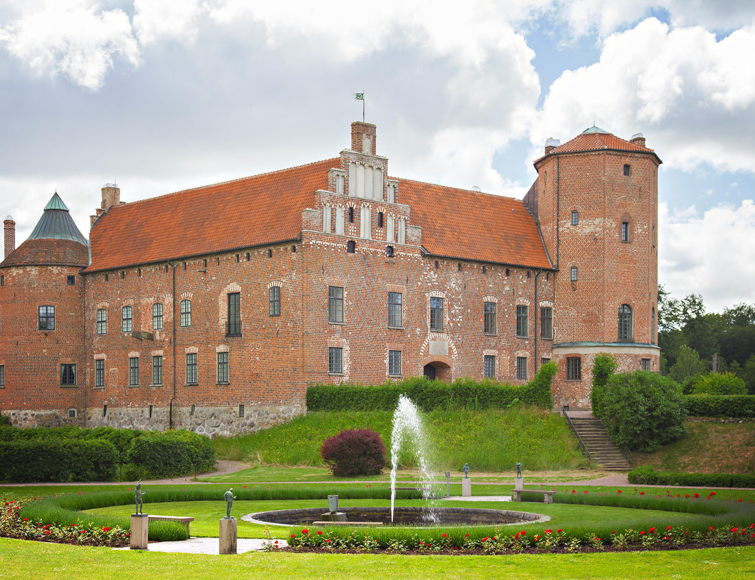 Noah Jigsaw Puzzle Image of the red brick renaissance castle of Torup. Skane, Sweden 1000 pieces