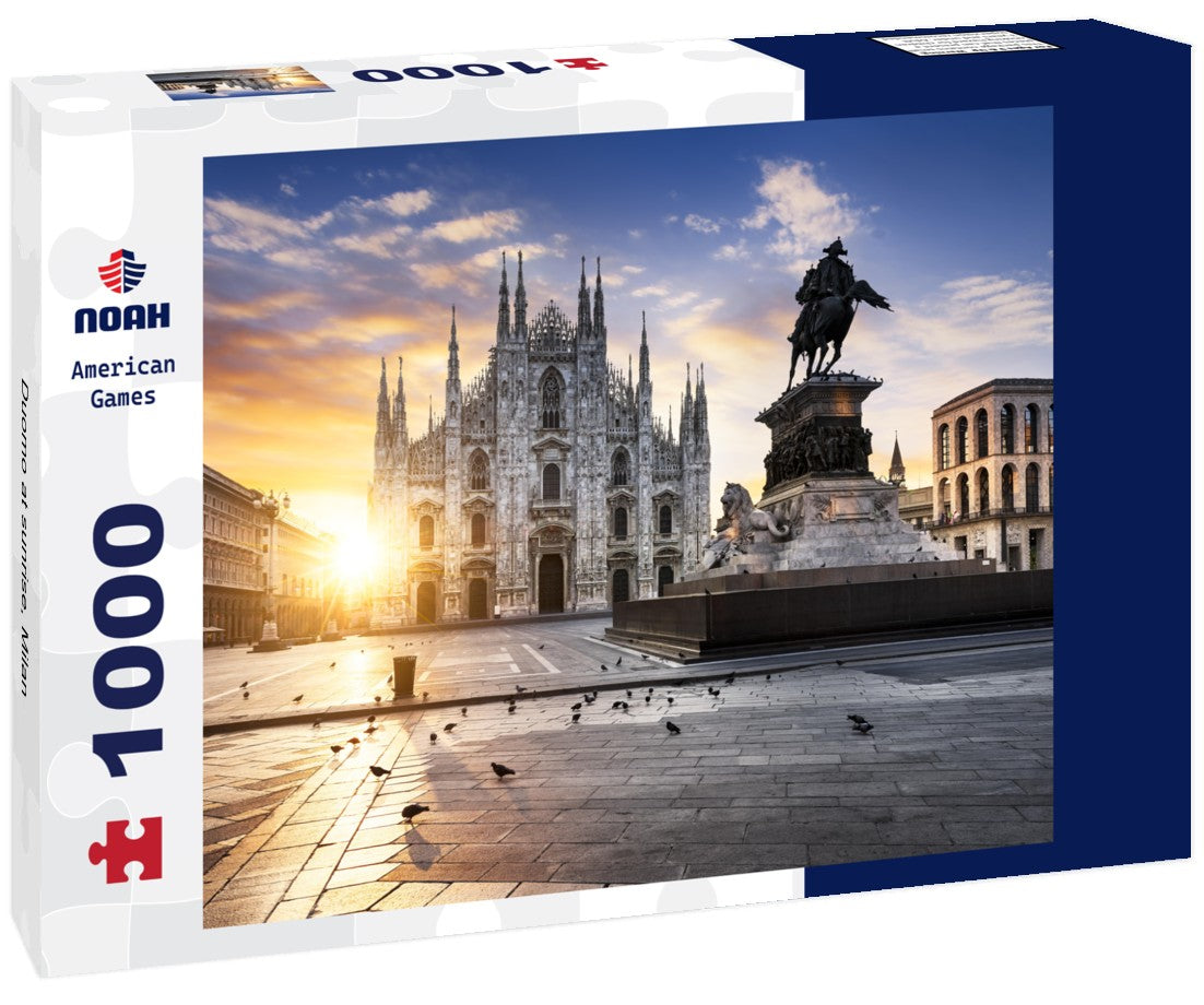 Noah Jigsaw Puzzle Duomo at sunrise, Milan 1000 pieces