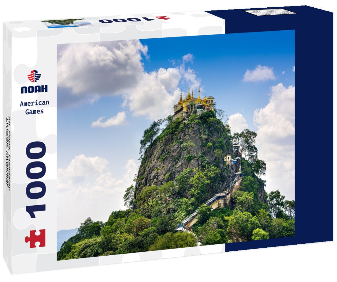 Noah Jigsaw Puzzle Mt. Popa, Mandalay Division, Myanmar 1000 pieces