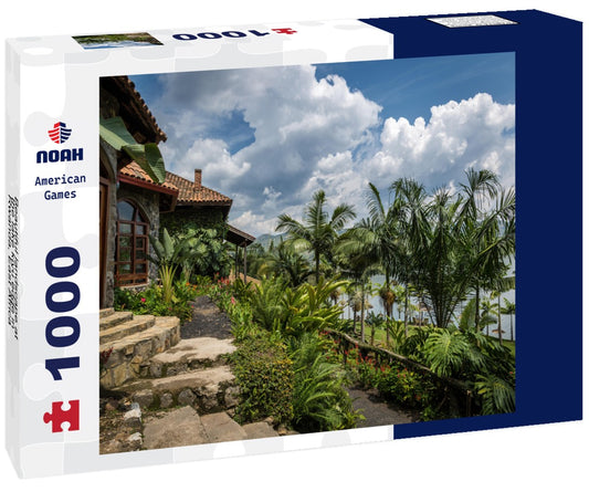 Noah Jigsaw Puzzle Beautiful landscape at the lake kivu edge in Rwanda, East Africa 1000 pieces