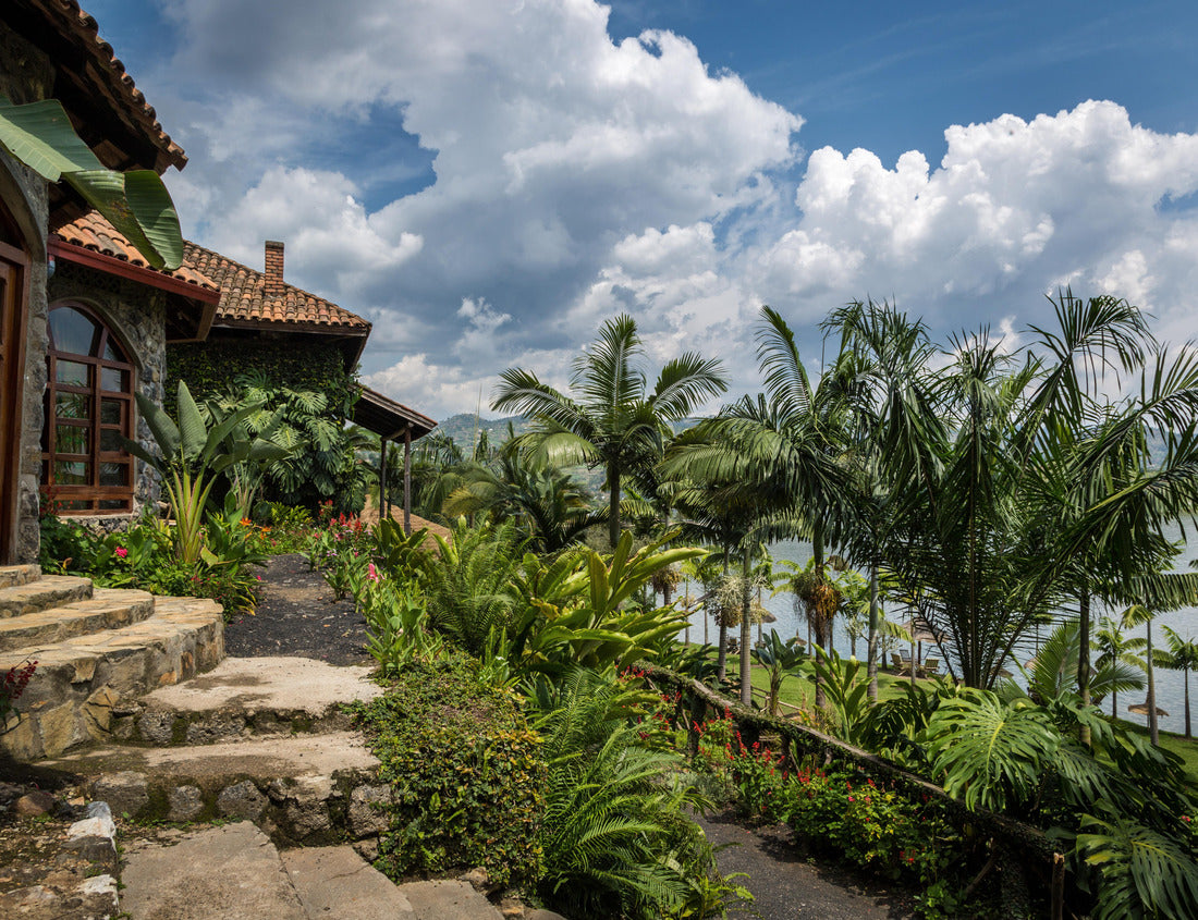 Noah Jigsaw Puzzle Beautiful landscape at the lake kivu edge in Rwanda, East Africa 1000 pieces