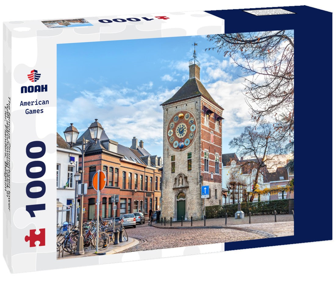Noah Jigsaw Puzzle The famous Zimmertoren tower with astronomical clock in Lier, Flanders, Belgium 1000 pieces