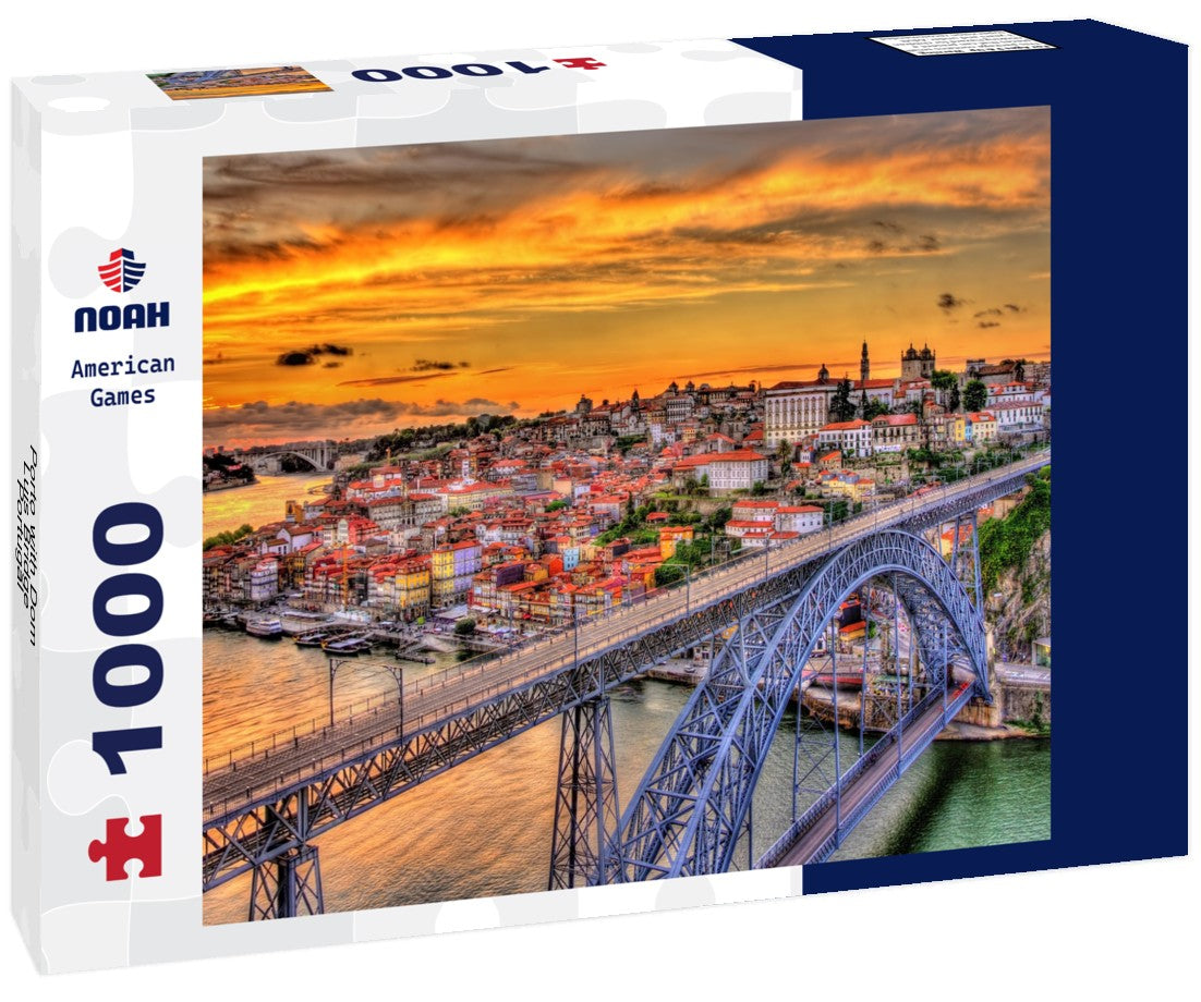 Noah Jigsaw Puzzle Porto with Dom Luis Bridge - Portugal 1000 pieces