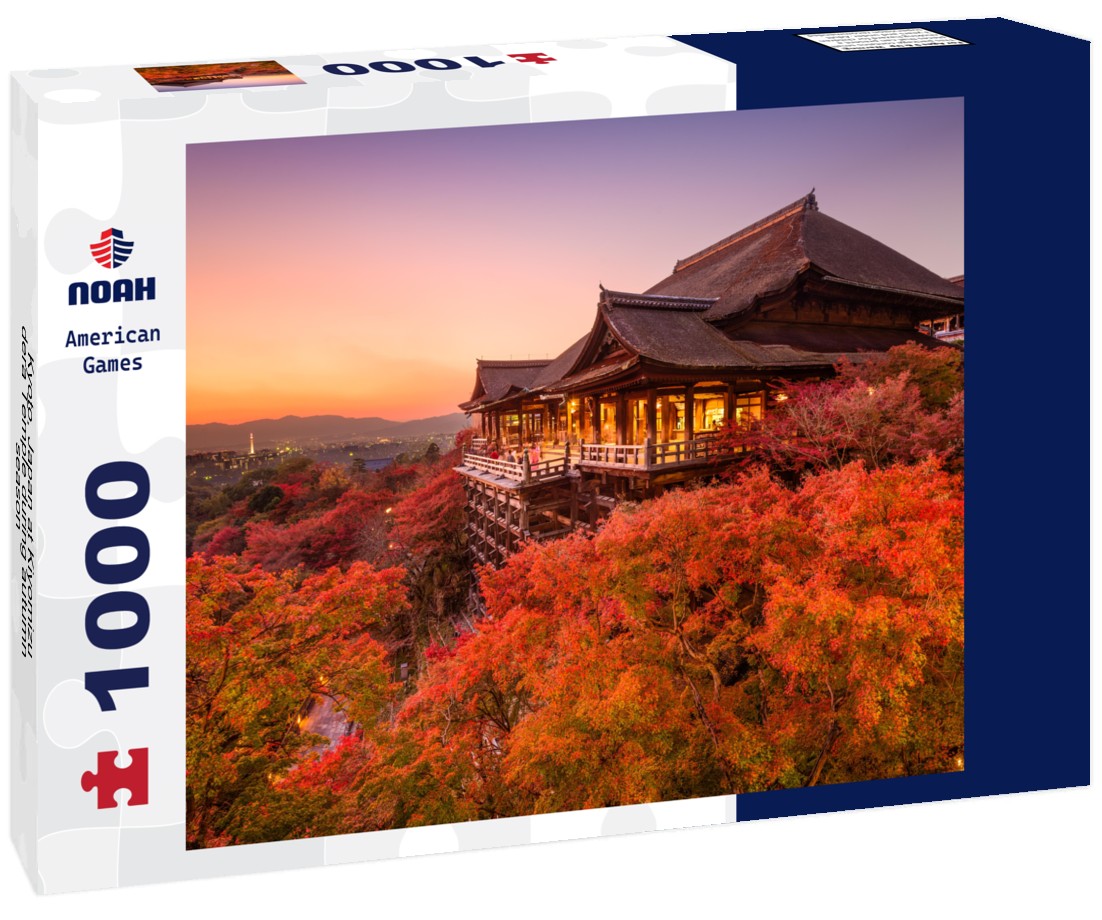 Noah Jigsaw Puzzle Kyoto, Japan at Kiyomizu-dera Temple during autumn season 1000 pieces