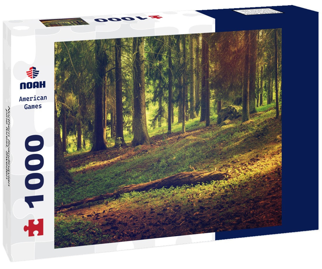 Noah Jigsaw Puzzle Northern Scandinavian pine forest, Sweden 1000 pieces