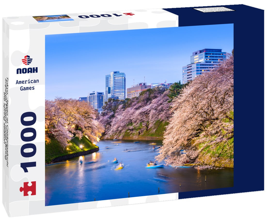 Noah Jigsaw Puzzle Tokyo, Japan at Chidorigafuchi Imperial Palace moat during the spring season 1000 pieces