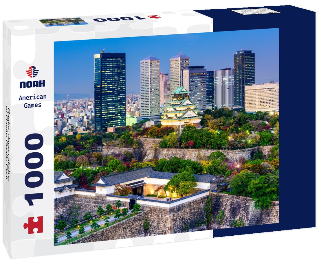 Noah Jigsaw Puzzle Osaka, Japan skyline at Osaka Castle Park 1000 pieces