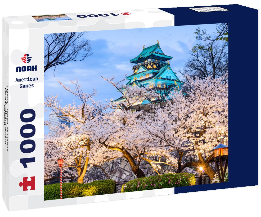 Noah Jigsaw Puzzle Osaka, Japan at Osaka Castle during spring season 1000 pieces