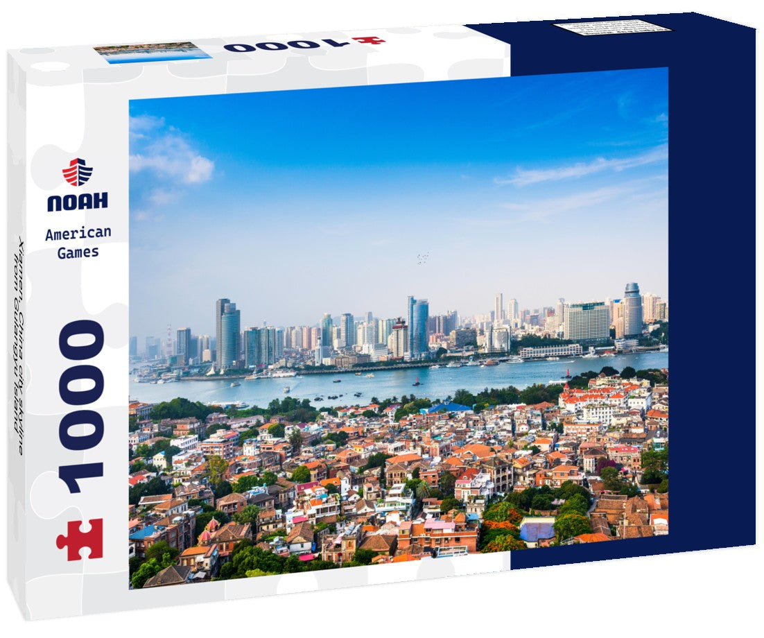 Noah Jigsaw Puzzle Xiamen, China city skyline from Gulangyu Island 1000 pieces