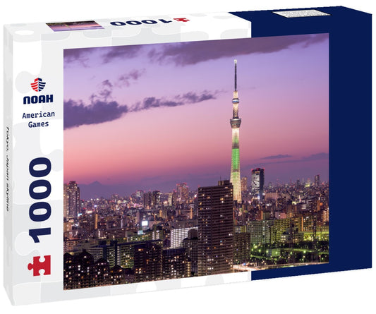 Noah Jigsaw Puzzle Tokyo, Japan skyline 1000 pieces