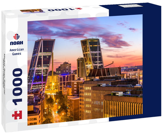 Noah Jigsaw Puzzle Madrid, Spain financial district cityscape 1000 pieces
