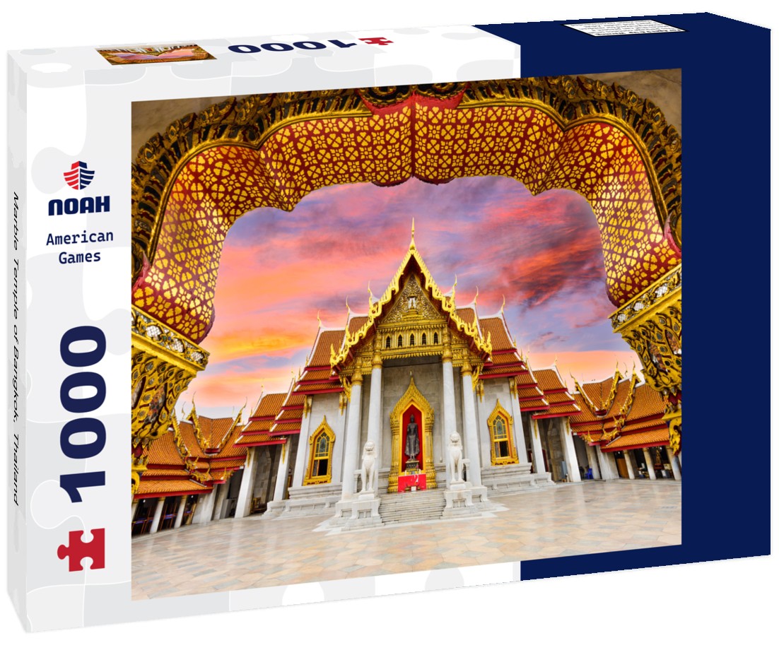 Noah Jigsaw Puzzle Marble Temple of Bangkok, Thailand 1000 pieces