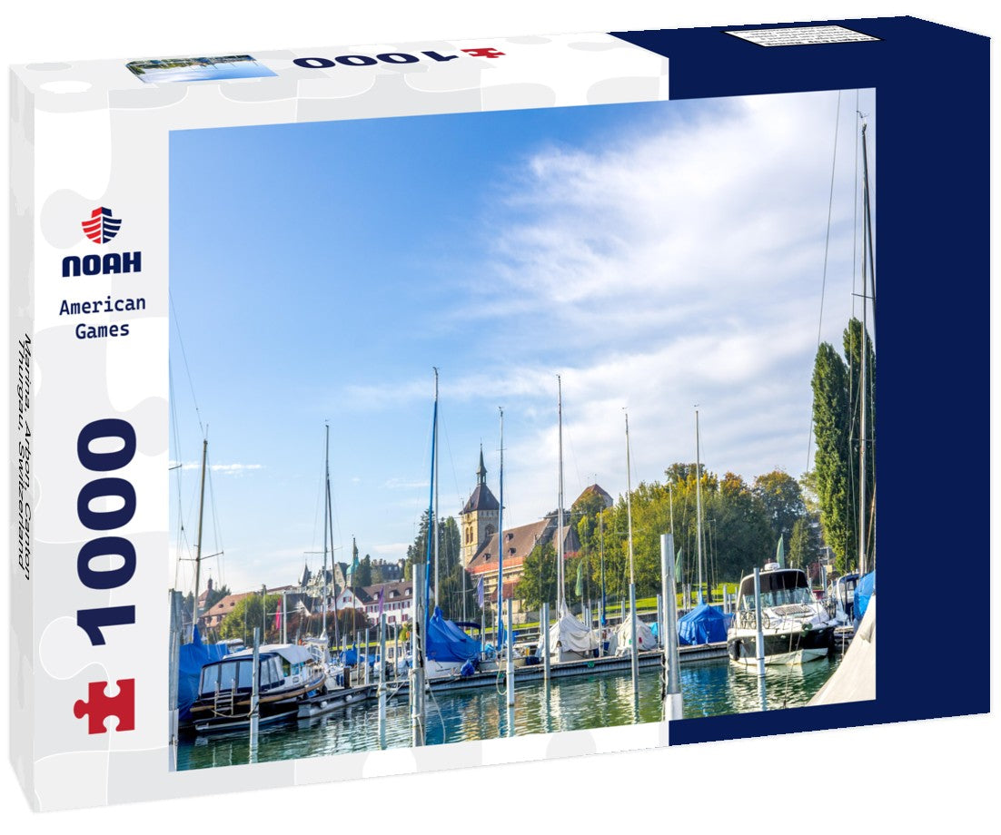 Noah Jigsaw Puzzle Marina, Arbon, Canton, Thurgau, Switzerland 1000 pieces