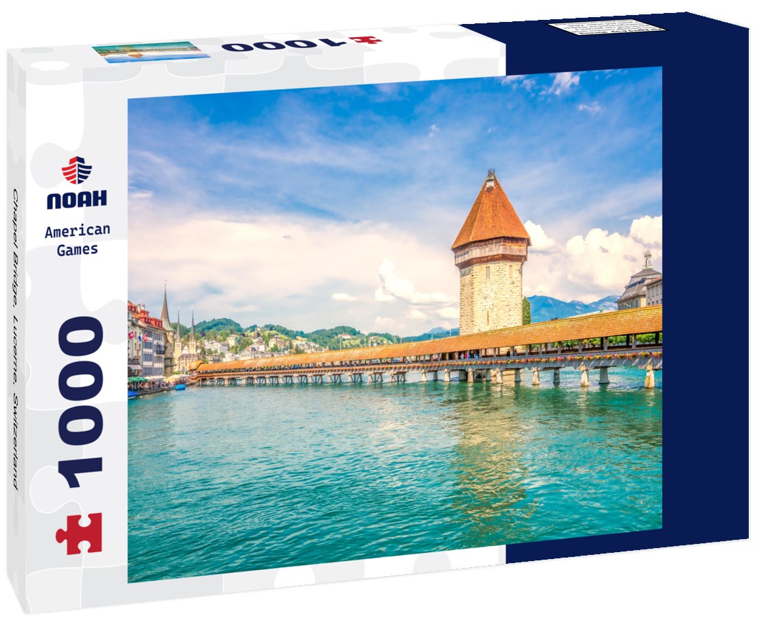 Noah Jigsaw Puzzle Chapel Bridge, Lucerne, Switzerland 1000 pieces