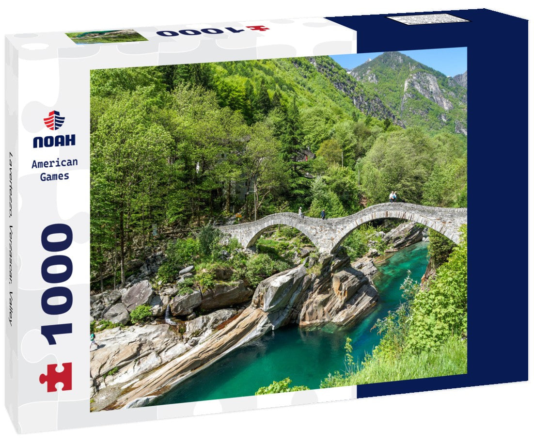 Noah Jigsaw Puzzle Lavertezzo, Verzascar, Valley 1000 pieces