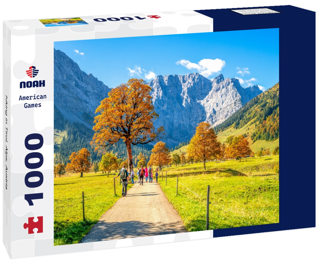 Noah Jigsaw Puzzle hiking in Tirol, Alps, Austria 1000 pieces