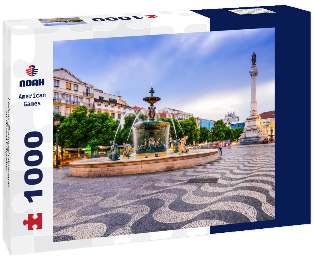 Noah Jigsaw Puzzle Lisbon, Portugal cityscape at Rossio Square 1000 pieces