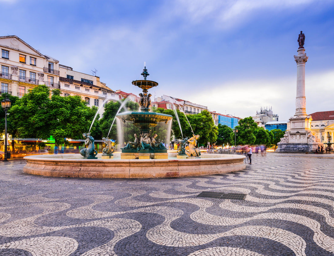 Noah Jigsaw Puzzle Lisbon, Portugal cityscape at Rossio Square 1000 pieces
