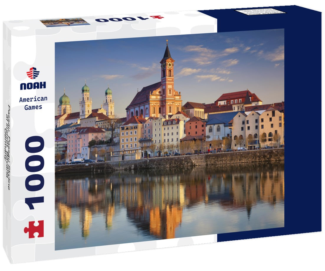 Noah Jigsaw Puzzle Passau. Passau Skyline at sunset, Bavaria, Germany 1000 pieces