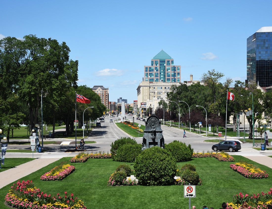 Noah Jigsaw Puzzle Downtown Winnipeg seen from Broadway 1000 pieces