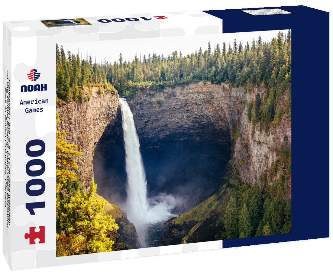 Noah Jigsaw Puzzle Helmcken Falls is a 141 m long waterfall on the Murtle River in Wells Grey Provincial Park in British Columbia, Canada 1000 pieces
