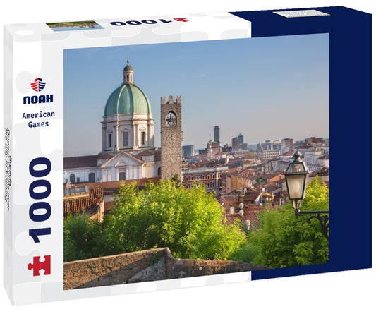 Noah Jigsaw Puzzle Brescia - Duomo Cupola over the city in evening light 1000 pieces