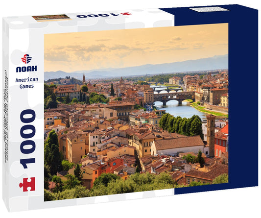 Noah Jigsaw Puzzle Beautiful cityscape of Firenze (Florence), Italy, with the bridges over the Arno river 1000 pieces