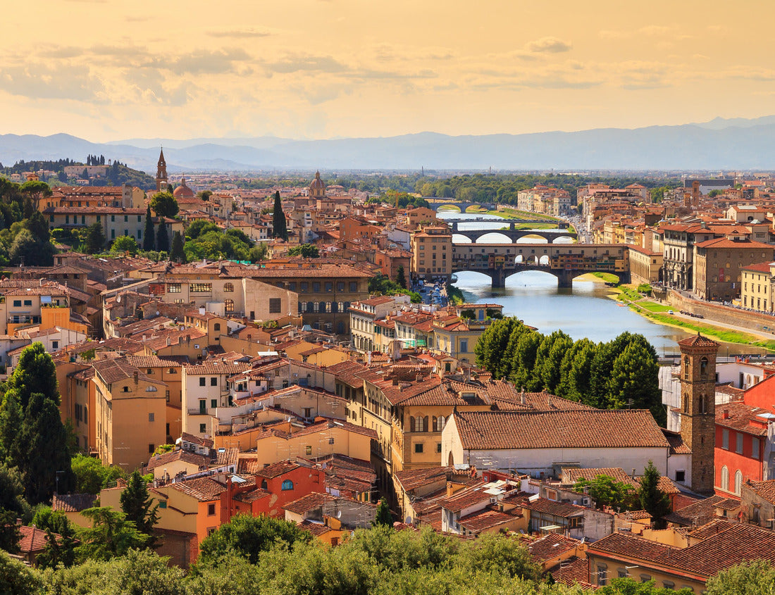 Noah Jigsaw Puzzle Beautiful cityscape of Firenze (Florence), Italy, with the bridges over the Arno river 1000 pieces
