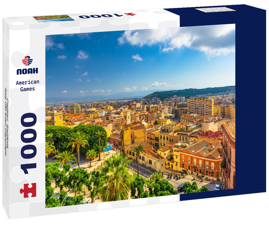 Noah Jigsaw Puzzle Cagliari, Sardinia, Italy old town cityscape 1000 pieces
