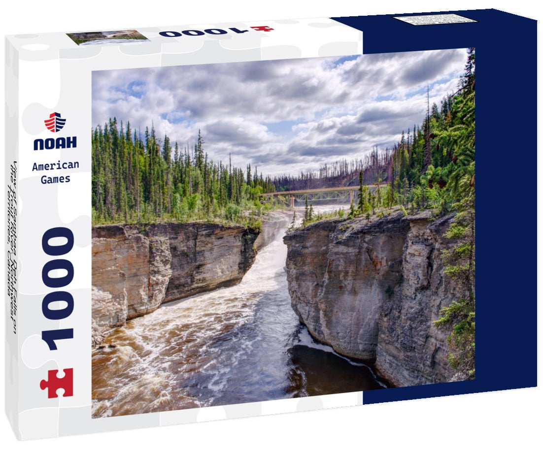 Noah Jigsaw Puzzle View of Sambaa Deh Falls on the Trout River. Northwest Territories, Canada 1000 pieces