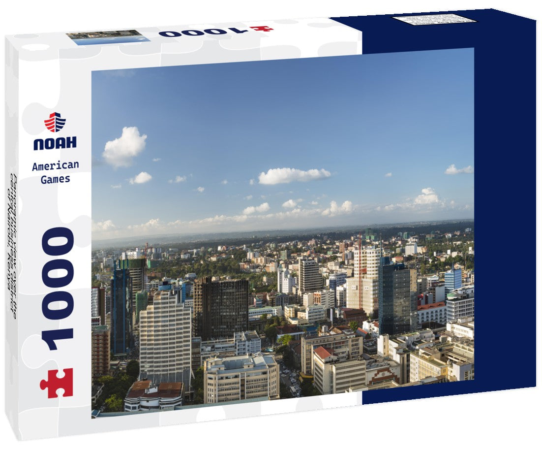 Noah Jigsaw Puzzle Panoramic view over the central business district of Nairobi, Kenya 1000 pieces