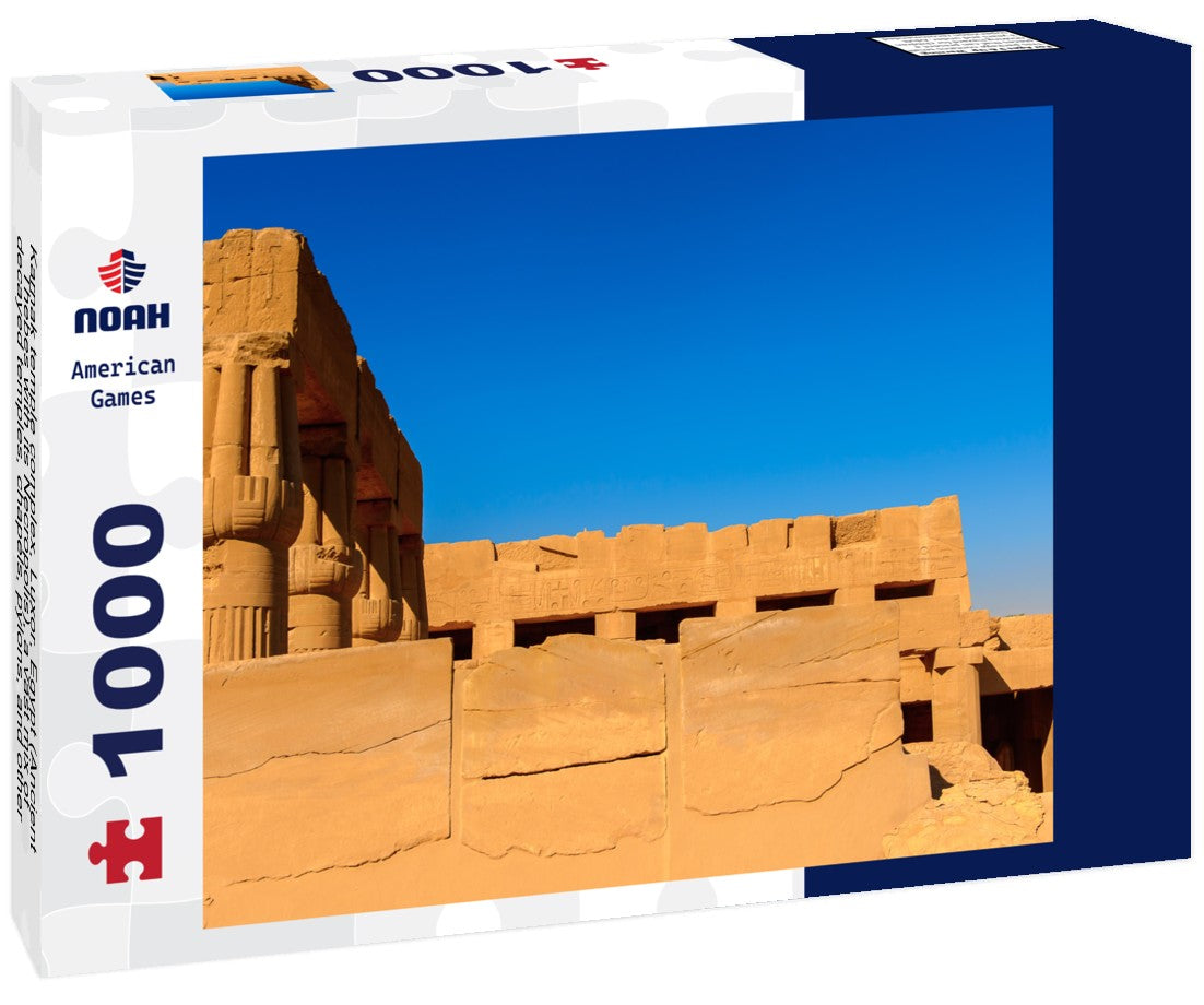 Noah Jigsaw Puzzle Karnak temple complex, Luxor, Egypt (Ancient Thebes with its Necropolis), a vast mix of decayed temples, chapels, pylons, and other buildings. UNESCO World Heritage site 1000 pieces