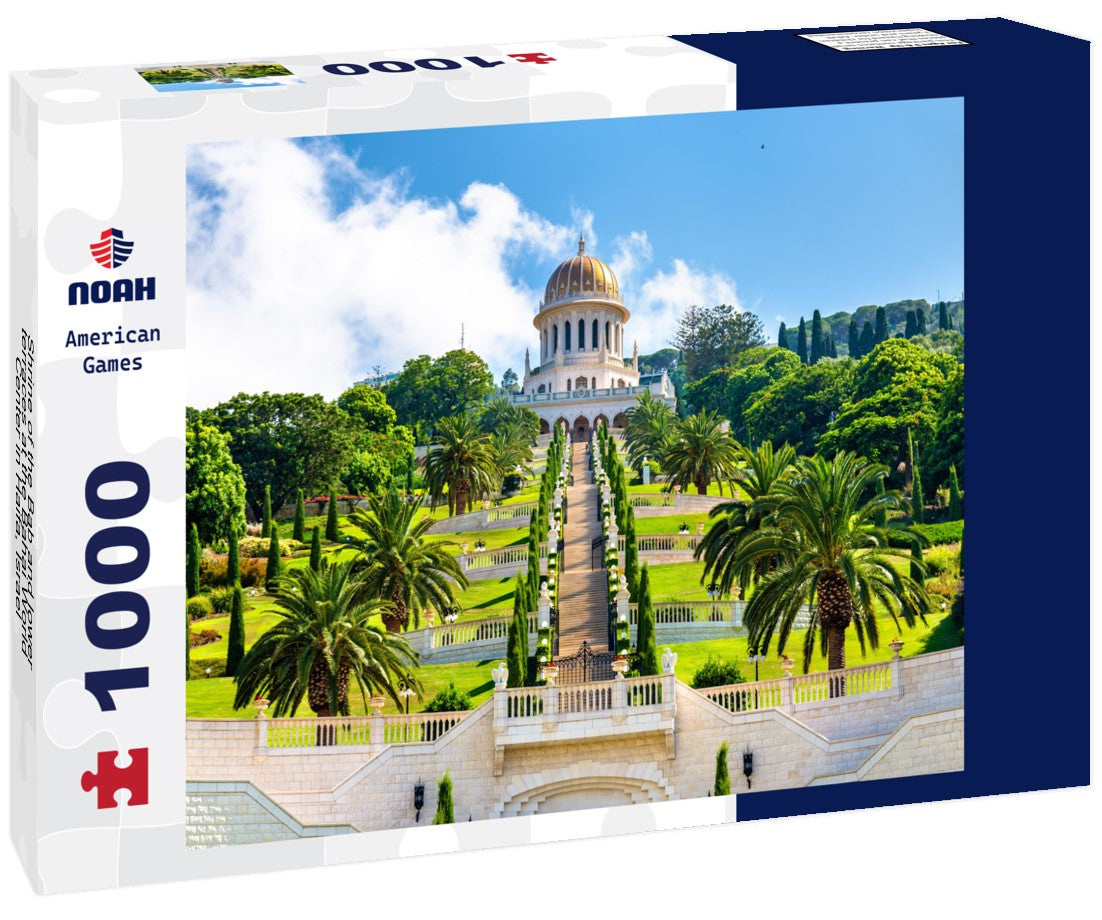 Noah Jigsaw Puzzle Shrine of the Bab and lower terraces at the Bahai World Center in Haifa, Israel 1000 pieces