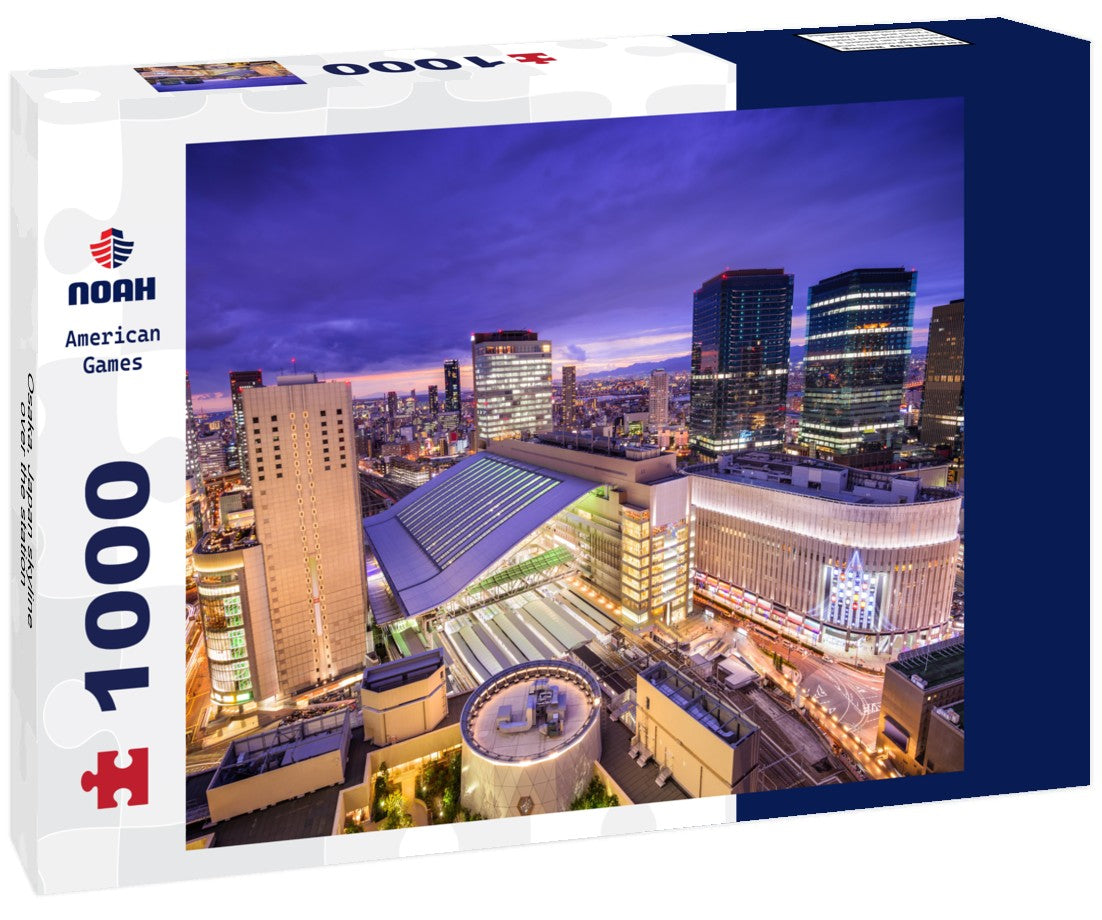 Noah Jigsaw Puzzle Osaka, Japan skyline over the station 1000 pieces
