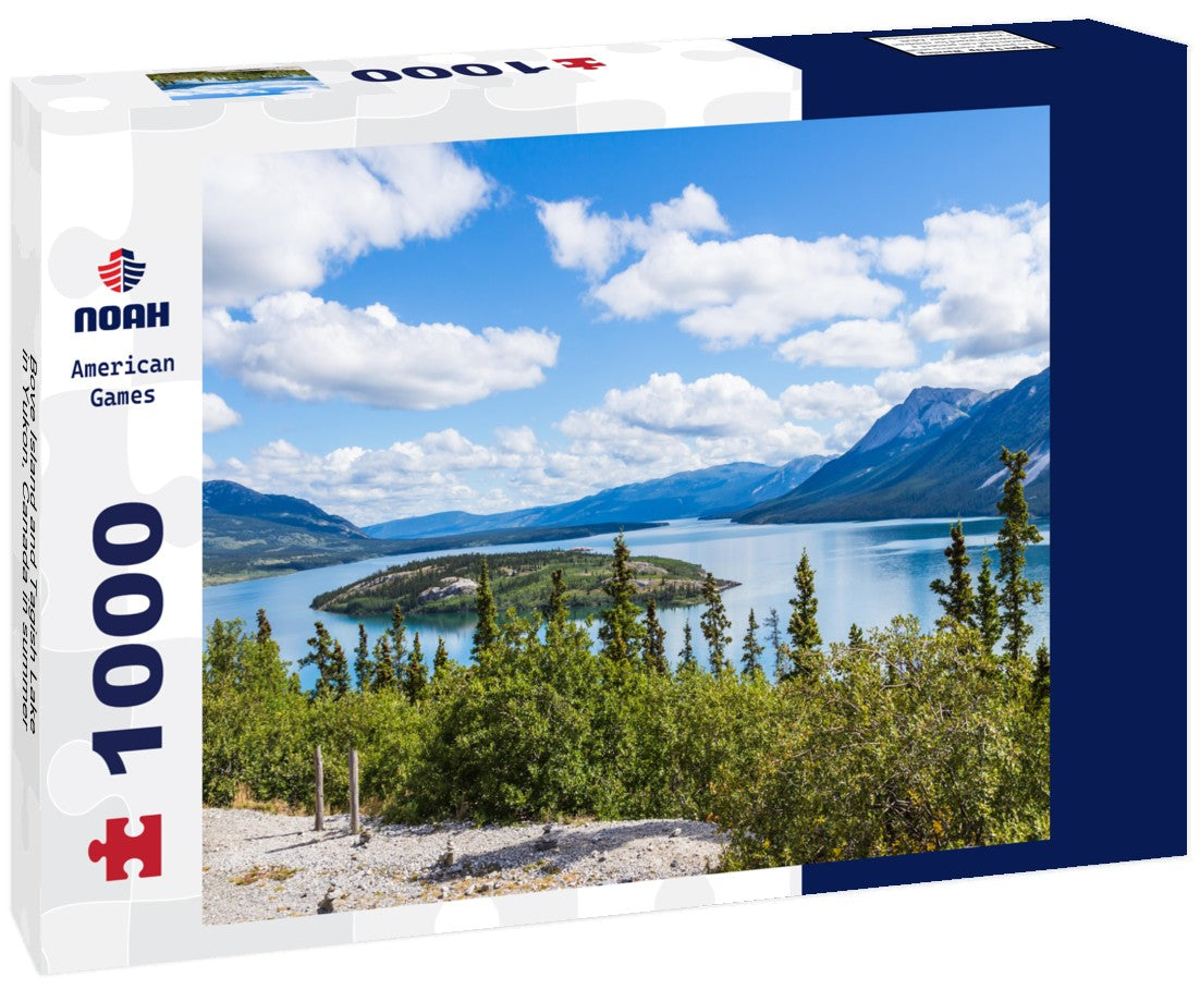 Noah Jigsaw Puzzle Bove Island and Tagish Lake in Yukon, Canada in summer 1000 pieces