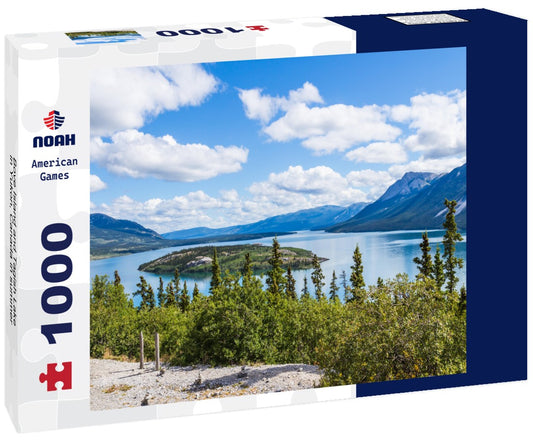 Noah Jigsaw Puzzle Bove Island and Tagish Lake in Yukon, Canada in summer 1000 pieces