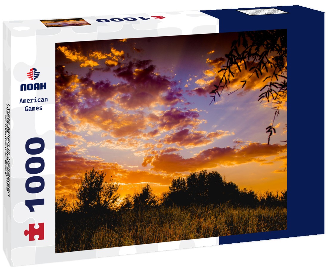 Noah Jigsaw Puzzle Photo taken in Henderson, Nevada. Colorful skyline at Wetlands Park 1000 pieces