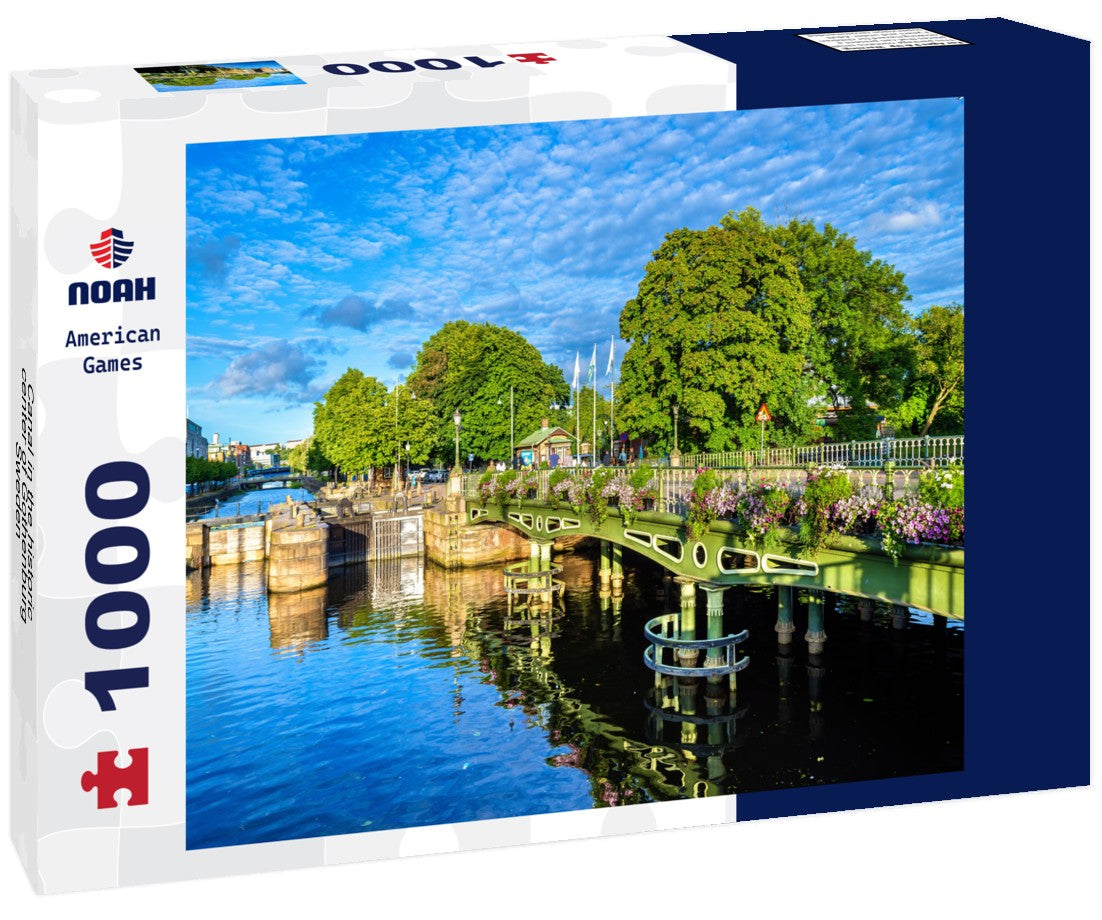 Noah Jigsaw Puzzle Canal in the historic center of Gothenburg, Sweden 1000 pieces
