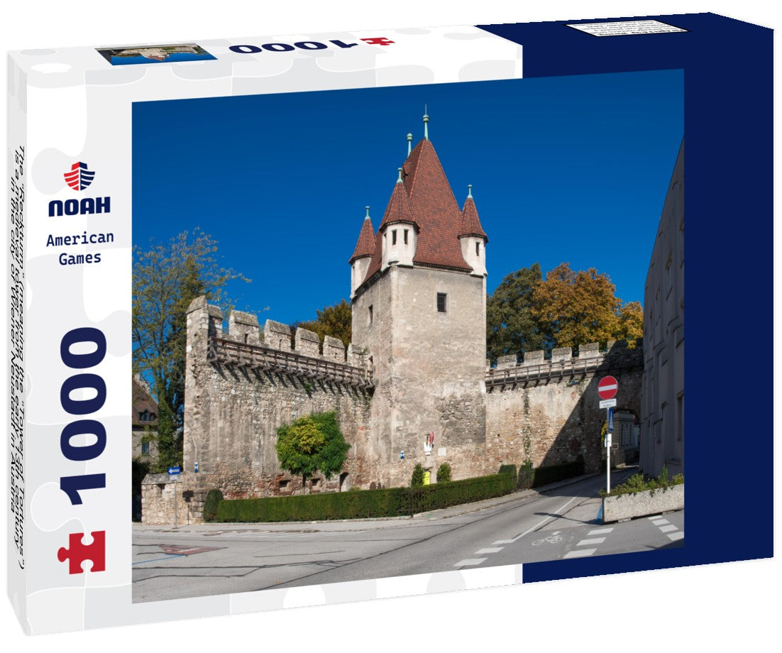 Noah Jigsaw Puzzle The “Reckturm” (meaning the “Tower of Tortures”) is a medieval tower from the early 13th century in the city of Wiener Neustadt in Austria 1000 pieces