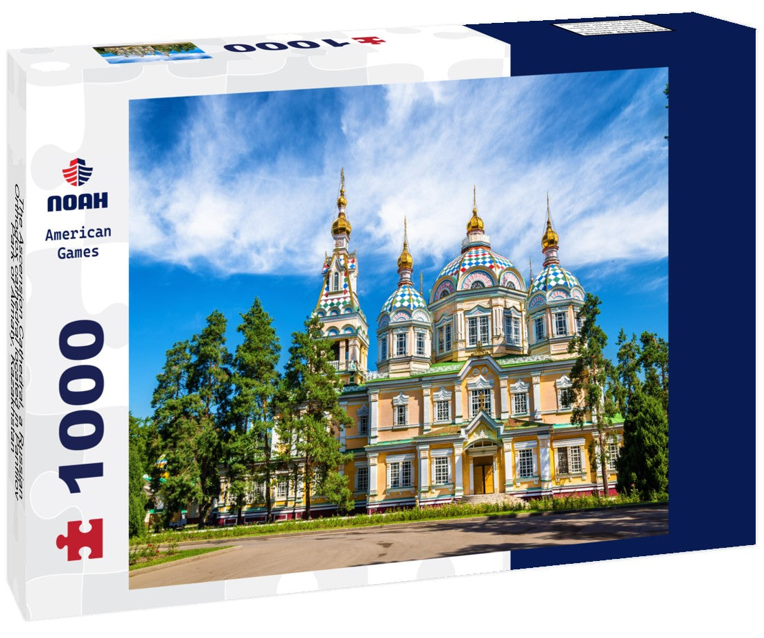 Noah Jigsaw Puzzle The Ascension Cathedral, a Russian Orthodox cathedral located in Panfilov Park of Almaty, Kazakhstan 1000 pieces