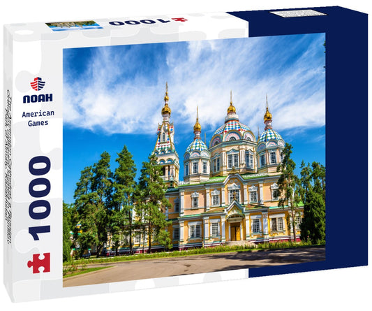 Noah Jigsaw Puzzle The Ascension Cathedral, a Russian Orthodox cathedral located in Panfilov Park of Almaty, Kazakhstan 1000 pieces