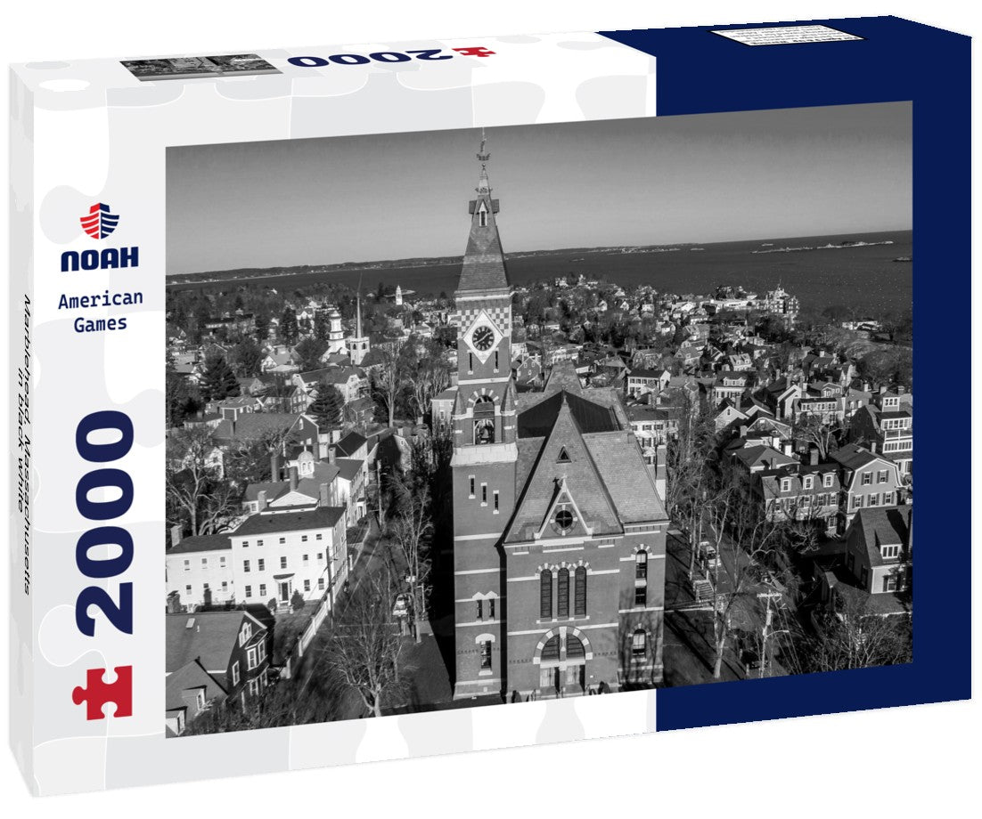 Noah Jigsaw Puzzle Marblehead, Massachusetts in black white 2000 pieces