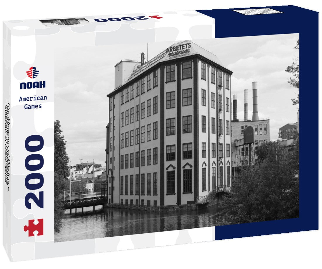 Noah Jigsaw Puzzle The Museum of Work is a museum in Norrköping, Sweden in black white 2000 pieces
