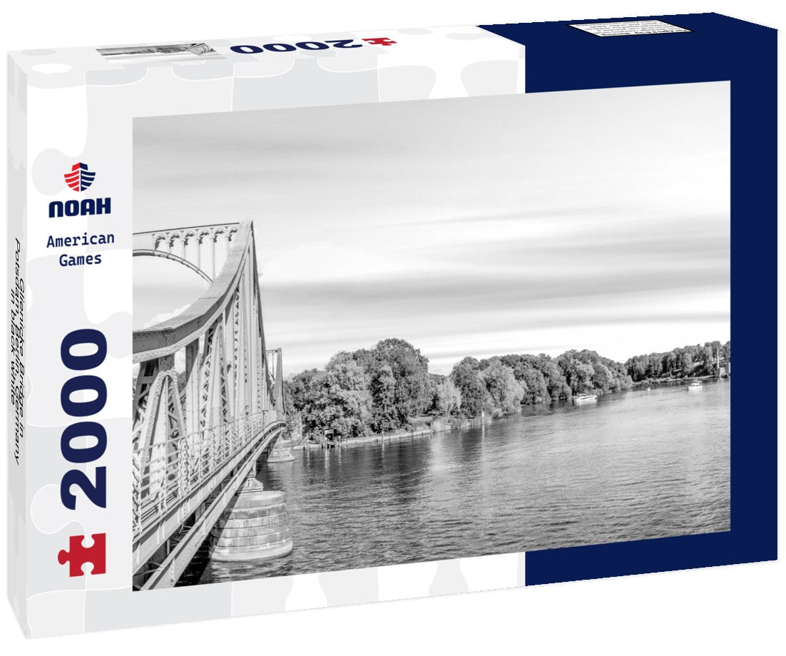 Noah Jigsaw Puzzle Glienicke Bridge in Potsdam, Berlin, Germany in black white 2000 pieces