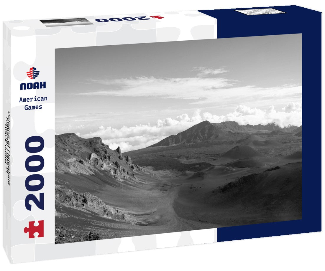 Noah Jigsaw Puzzle Volcano at Haleakala National Park in black white 2000 pieces