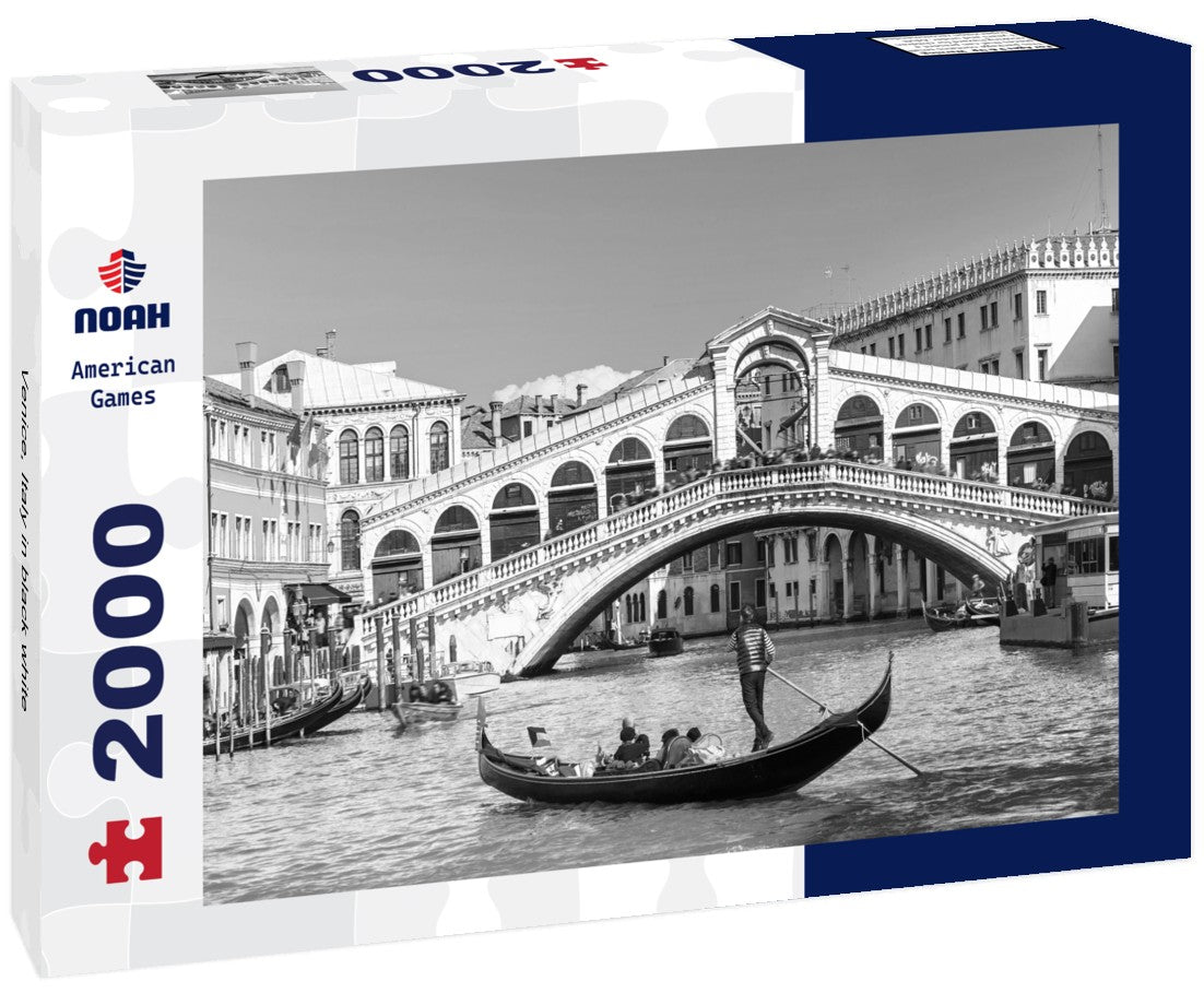 Noah Jigsaw Puzzle Venice, Italy in black white 2000 pieces