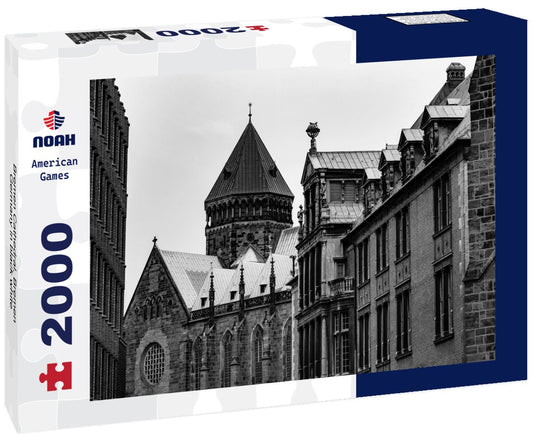 Noah Jigsaw Puzzle Bremen Cathedral, Bremen, Germany in black white 2000 pieces