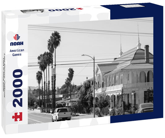 Noah Jigsaw Puzzle Lake Elsinore, California, USA in black white 2000 pieces