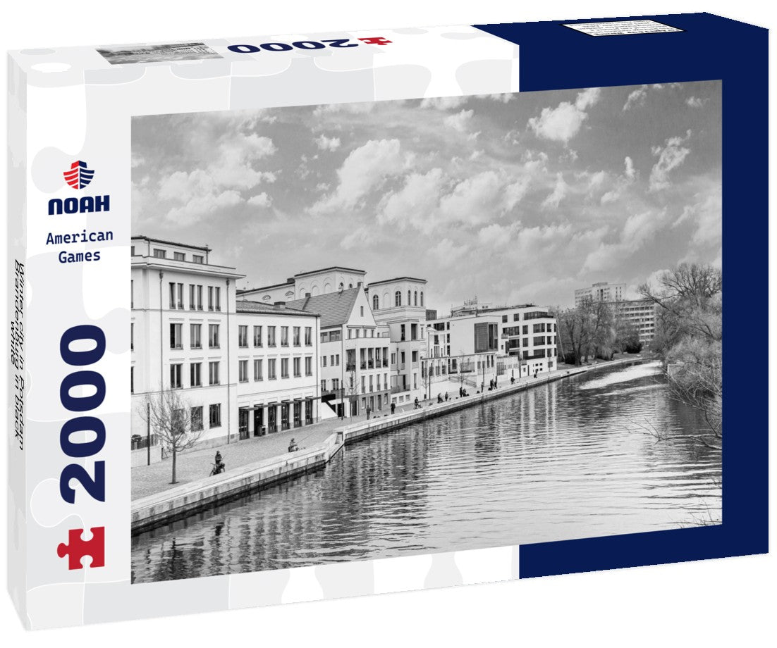 Noah Jigsaw Puzzle Winter city in Potsdam, Brandenburg in black white 2000 pieces